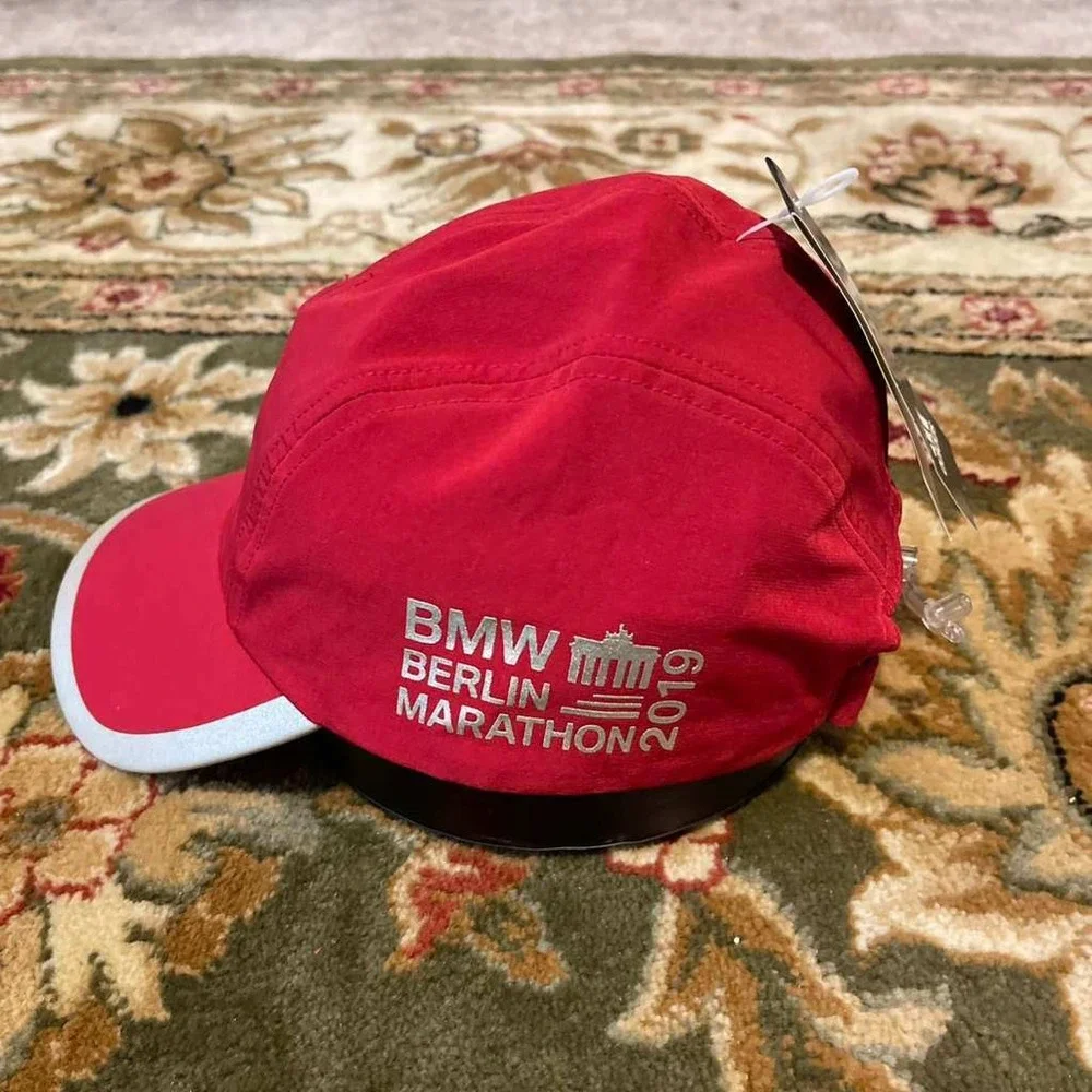 Adidas BMW Performance Running Cap‎ Hat Red White Adjustable